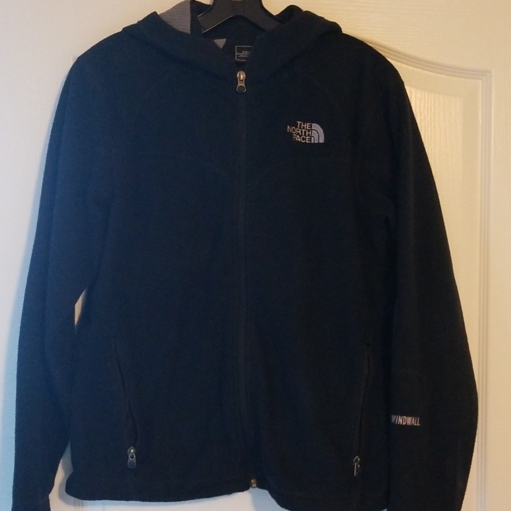 Hooded womens north face jacket